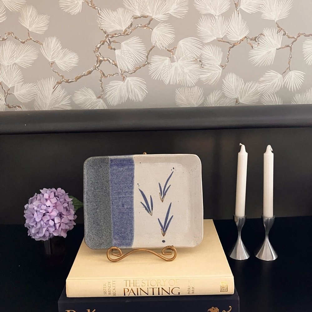 Handmade pottery platter